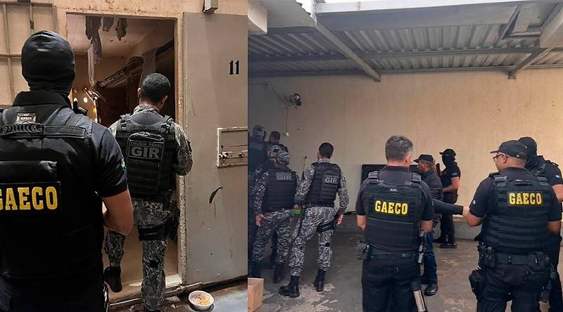 Facção é alvo de operação do Gaeco contra crimes ligados ao tráfico de drogas em Mato Grosso e Rondônia