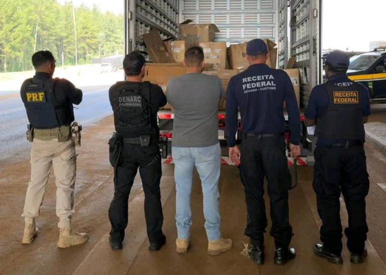 Ação conjunta entre PRF de Rondônia, Receita Federal e Polícia Civil resulta na apreensão de 600 kg de cocaína, em Vilhena