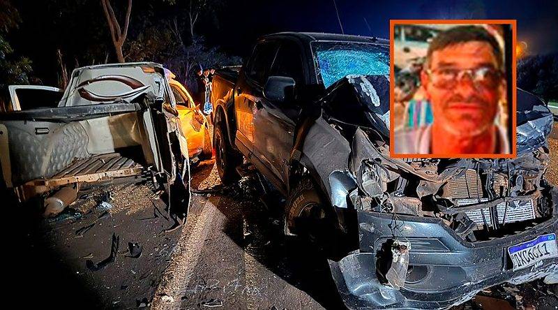 VÍDEO: acompanhando o corpo do filho em carro funerário, idoso morre na hora, após acidente em rodovia de MT
