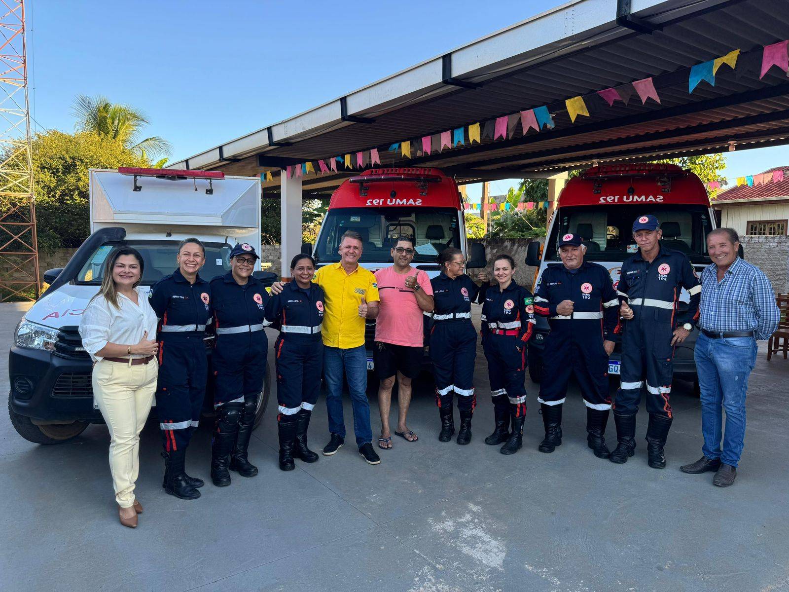 Deputado Luizinho Goebel entrega ambulância 4x4 ao SAMU e anuncia novos investimentos na saúde de Machadinho d’Oeste