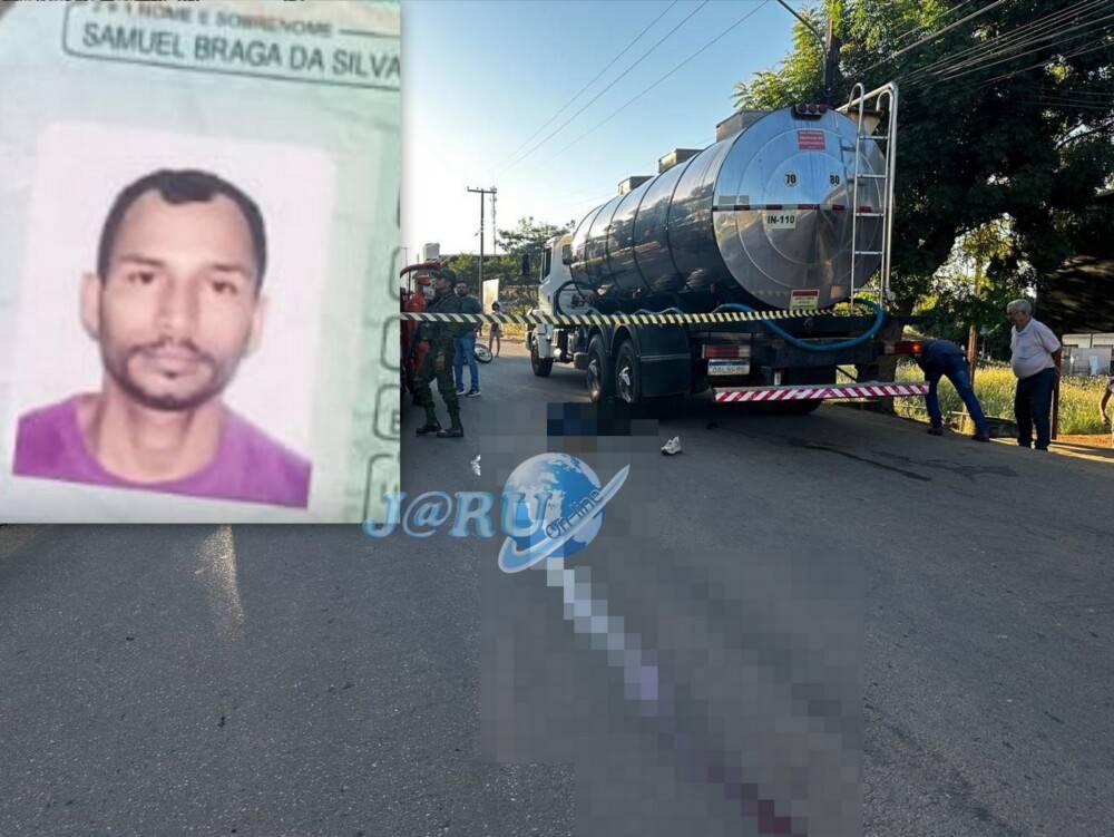 Morador de Vilhena bate de moto em caminhão parado e morre na hora em cidade da região central de Rondônia