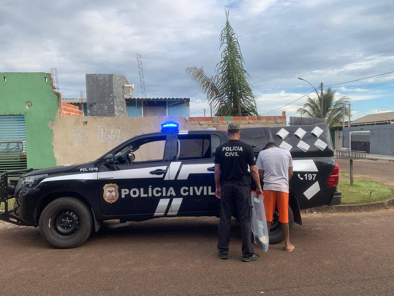 Tornozeleiras eletrônicas ajudaram a identificar homem que matou outro a facadas e pedradas na madrugada de hoje, em Vilhena
