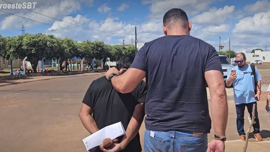 VÍDEO - Preso o homem acusado de estuprar a própria sobrinha indígena em cidade na divisa de Mato Grosso com Rondônia