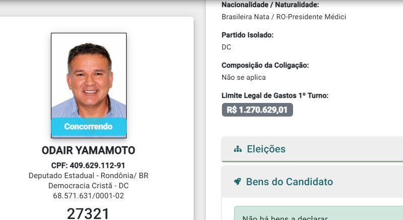 Candidato a deputado estadual em Rondônia, comerciante vilhenense teria sido preso ontem; entenda a situação
