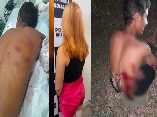 VEJA VÍDEO: em MT, mulher “sonha” que marido está lhe traindo e desfere 6 facadas enquanto ele dormia; faca até quebrou