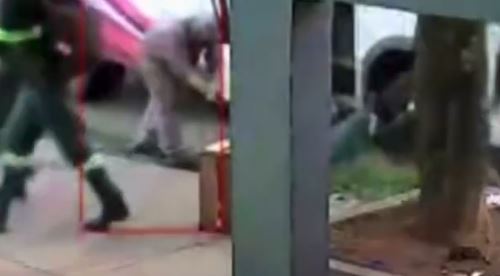 VÍDEO CHOCANTE: homem é assassinado a tiros em ponto de ônibus em cidade de MT; crime teria motivação passional
