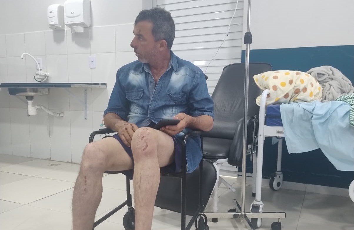 Conheçam o drama do agricultor que sofreu acidente na área rural de Corumbiara e está lutando para voltar a andar