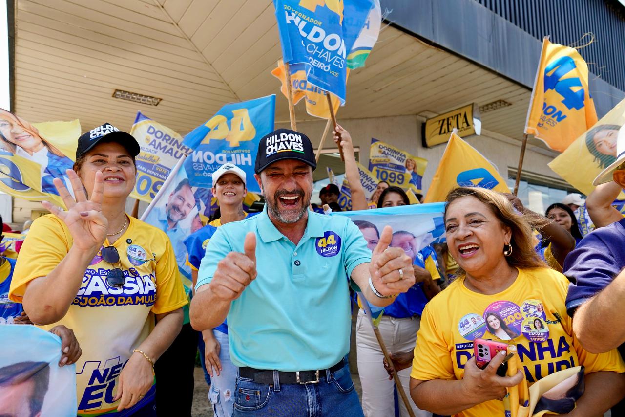 Candidato a governador, Hildon Chaves visita interior de Rondônia, com paradas em Ji-Paraná, Espigão do Oeste e Vilhena