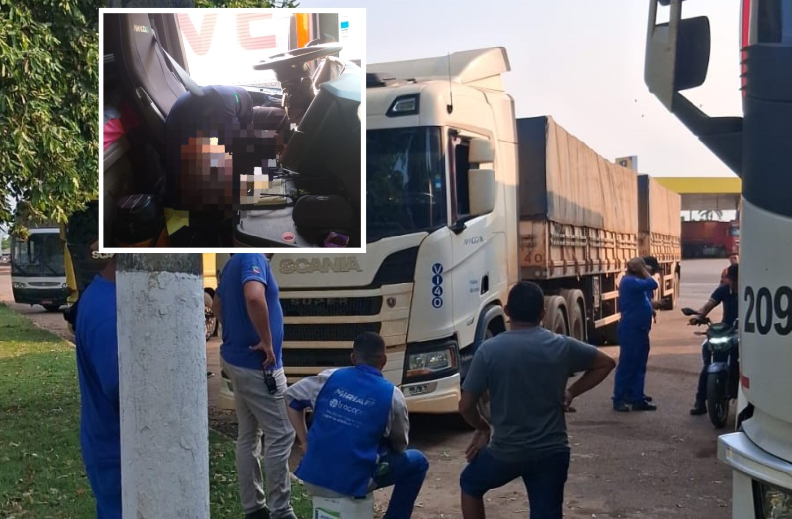 Morador de Vilhena, caminhoneiro é encontrado morto dentro da cabine de carreta em Candeias do Jamari
