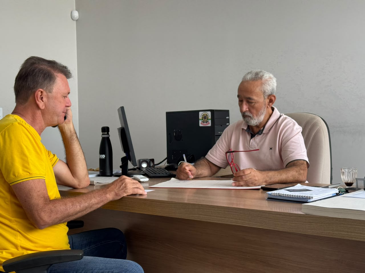 Em visita ao FOLHA DO SUL, Goebel anuncia “Carreata do 22” para recepcionar o senador Marcos Rogério em Vilhena