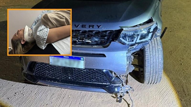 Ex-candidata a deputada federal, advogada sofre acidente após carro atingir capivara em rodovia de MT
