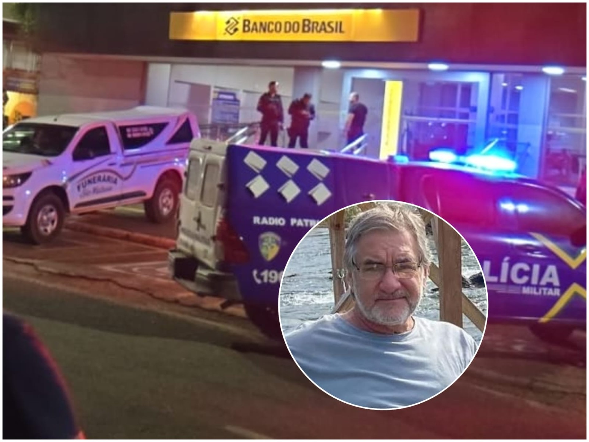 Empresário de 66 anos morre dentro da agência do Banco do Brasil em Vilhena após sofrer infarto fulminante