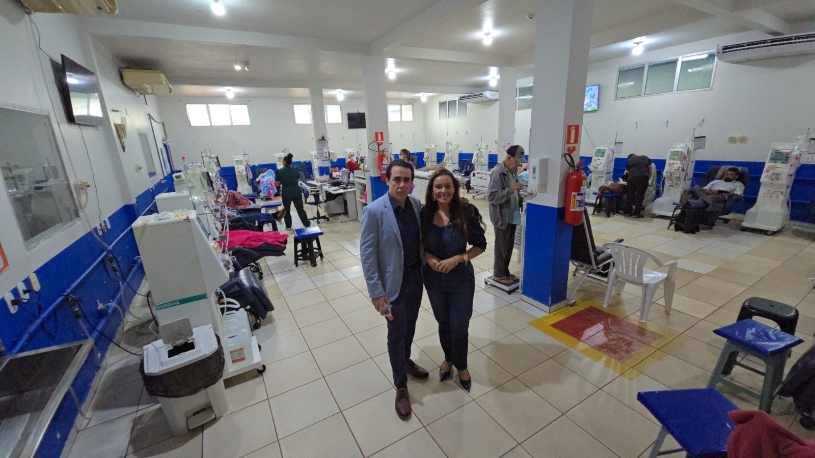 VEJA VÍDEO: secretária de Saúde de Goianira visita Instituto do Rim de Vilhena e quer levar modelo de gestão para Goiás