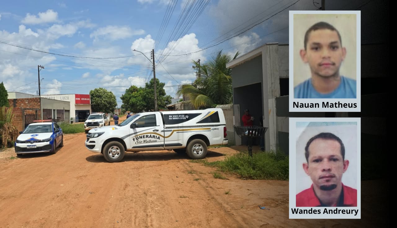 Identificados os dois homens assassinados a tiros em Vilhena: um era cadeirante e o outro tinha apenas 19 anos