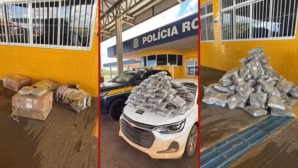 Casal que saiu de Rondônia transportando mais de 50 kg de “supermaconha” em porta-malas de carro é preso em MT