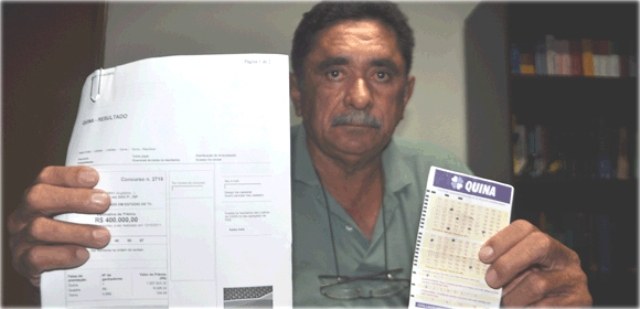 Apostador tem cartão cancelado e deixa de ganhar prêmio milionário da Quina