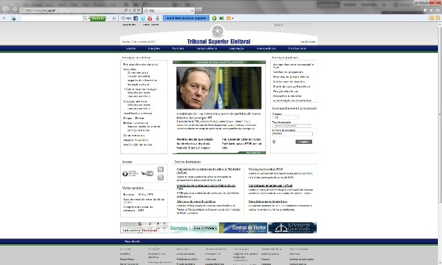 Site do TSE ainda não “reconhece” eleição do diretório do PMDB em Vilhena