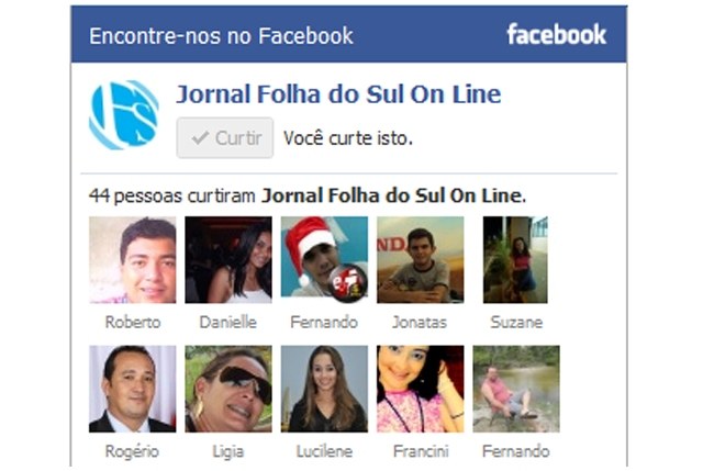 Facebook é a nova ferramenta de atualização do FOLHA DO SUL ON LINE