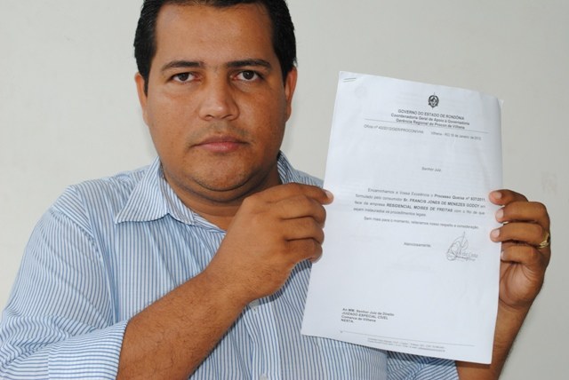 Sem acordo no Procon, pastor vai levar imobiliária à justiça em Vilhena