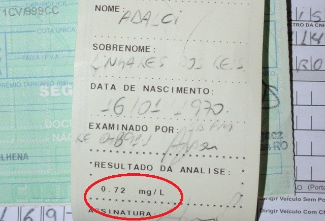 Homem é detido por embriagues na direção e direção perigosa 