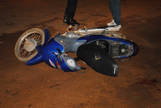 Acidente entre motos no Jardim Eldorado deixa mulher ferida