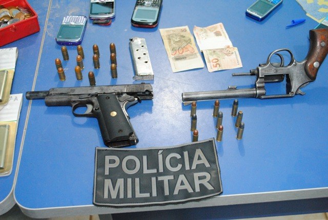 Em menos de 20 dias, polícia de Vilhena apreende 11 armas ilegais