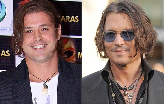 Dado Dolabella vira piada por querer cabelo igual ao de Johnny Depp 