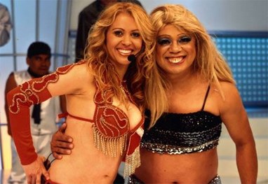 Joelma e Chimbinha visitam humorista Shaolin que ainda está em coma 