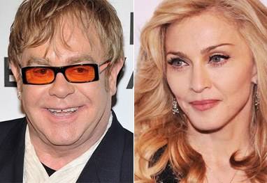 Elton John diz que Madonna se tornou uma stripper barata
