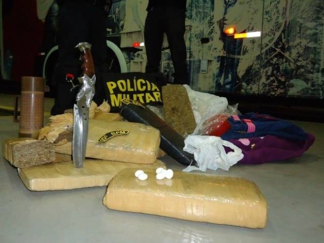 Vilhenense contratado por telefone para transportar drogas preso em Campo Grande