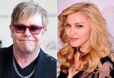 Amigo de Madonna diz que Elton John tem necessidade de criticar a pop star