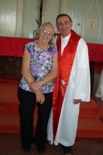 Morre aos 91 anos a mãe do padre Henrique, pároco da Nossa Senhora Auxiliadora