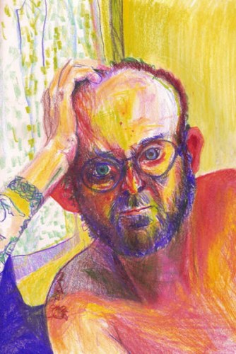 Artista faz série de autorretratos sob o efeito de vários drogas