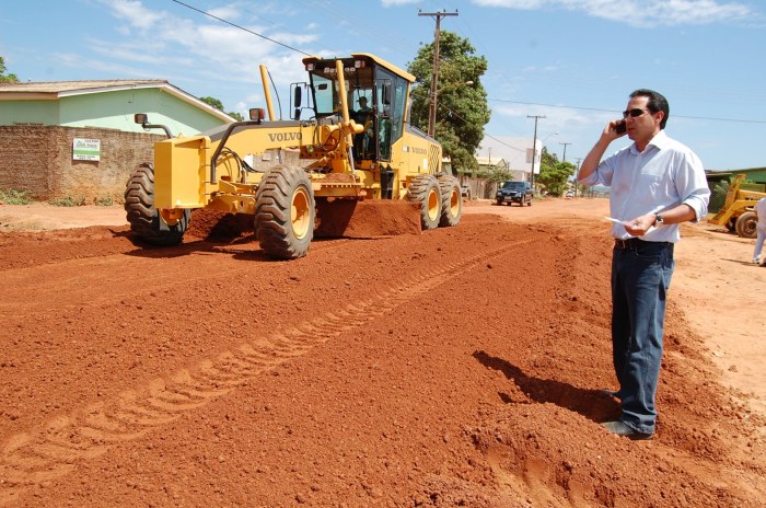 NATAN DONADON VISITA OBRAS EM VILHENA