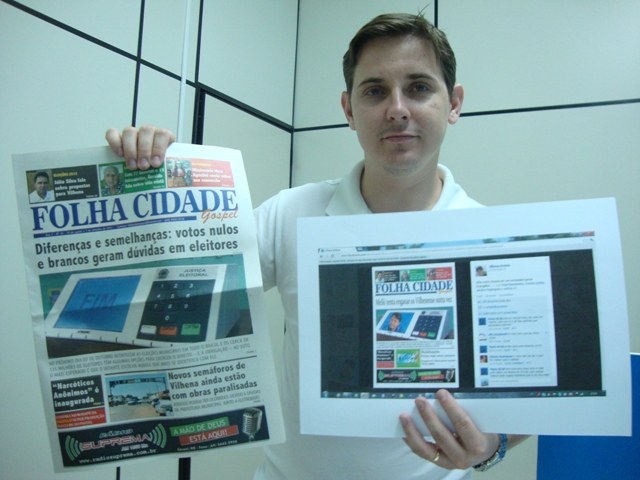 Ataque a jornal pelo Facebook leva editor a acionar a polícia em Vilhena